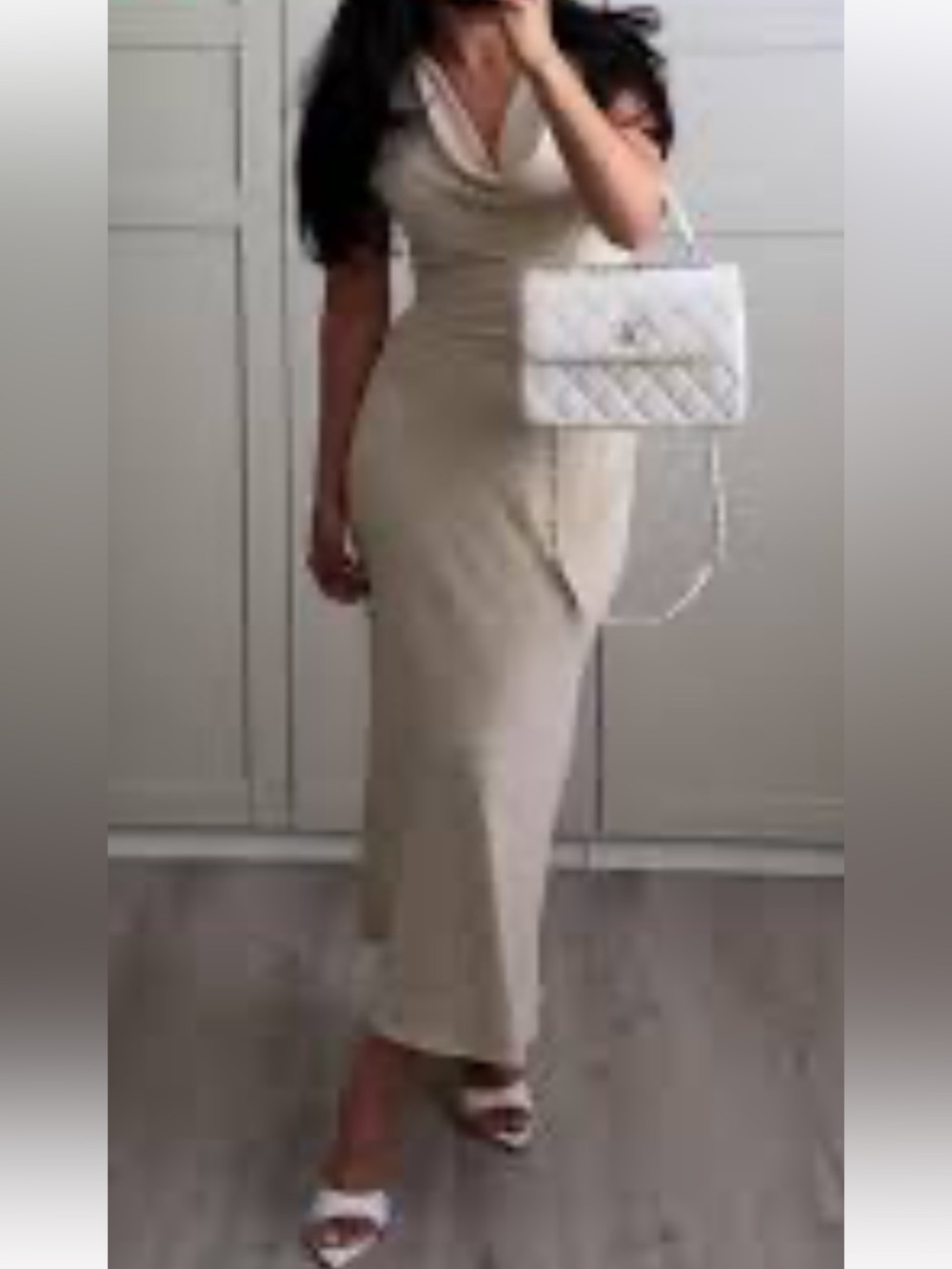 Zara Gold Sparkling Formal Dress Sz S